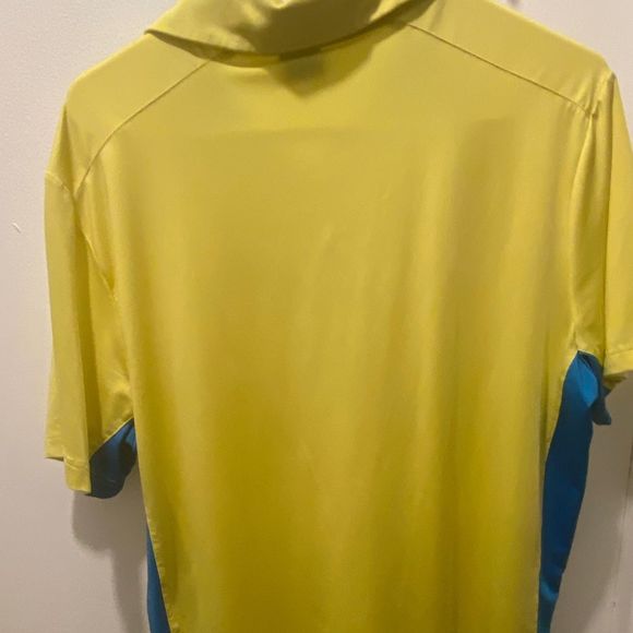 Short Par4 Mens Size Large Golf Polo Shirt Outdoor Performance Active Wear - Picture 4 of 4